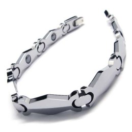 Bracelet En Carbure De Tungstène Pour Homme, Largeur 8 Mm