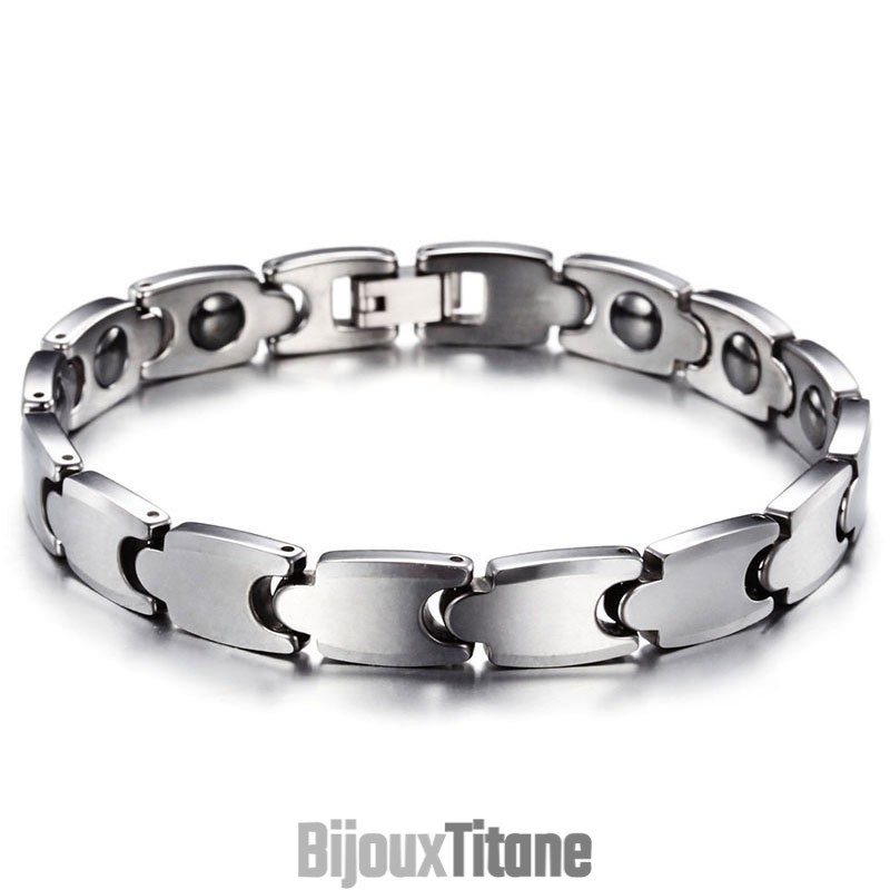Bracelet Magnétique En Acier Tungstène Pour Homme Bracelet Magnétique En Acier Tungstène Pour Homme