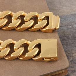 Bracelet En Titane Pour Homme, Style Géométrique, À Section Épaisse