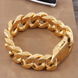 Bracelet En Titane Pour Homme, Style Géométrique, À Section Épaisse