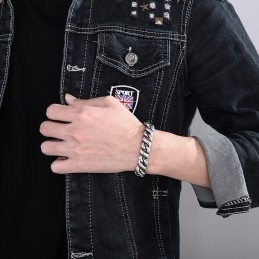 Bracelet En Titane Poli Et Chic Pour Homme