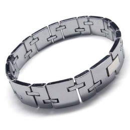 Bracelet Épais En Carbure De Tungstène Pour Homme, Nouveau Style, Largeur 12 Mm