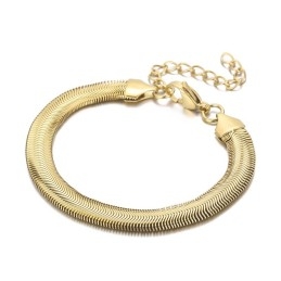 Bracelets Tendance En Titane Pour Hommes Et Femmes, Chaîne Serpent