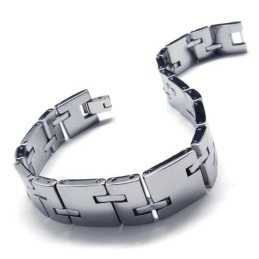 Bracelet Épais En Carbure De Tungstène Pour Homme, Nouveau Style, Largeur 12 Mm