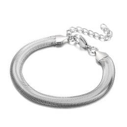 Bracelets Tendance En Titane Pour Hommes Et Femmes, Chaîne Serpent