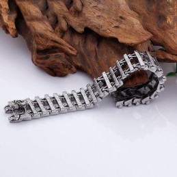 Bracelet Homme Rétro Chic Keel En Titane