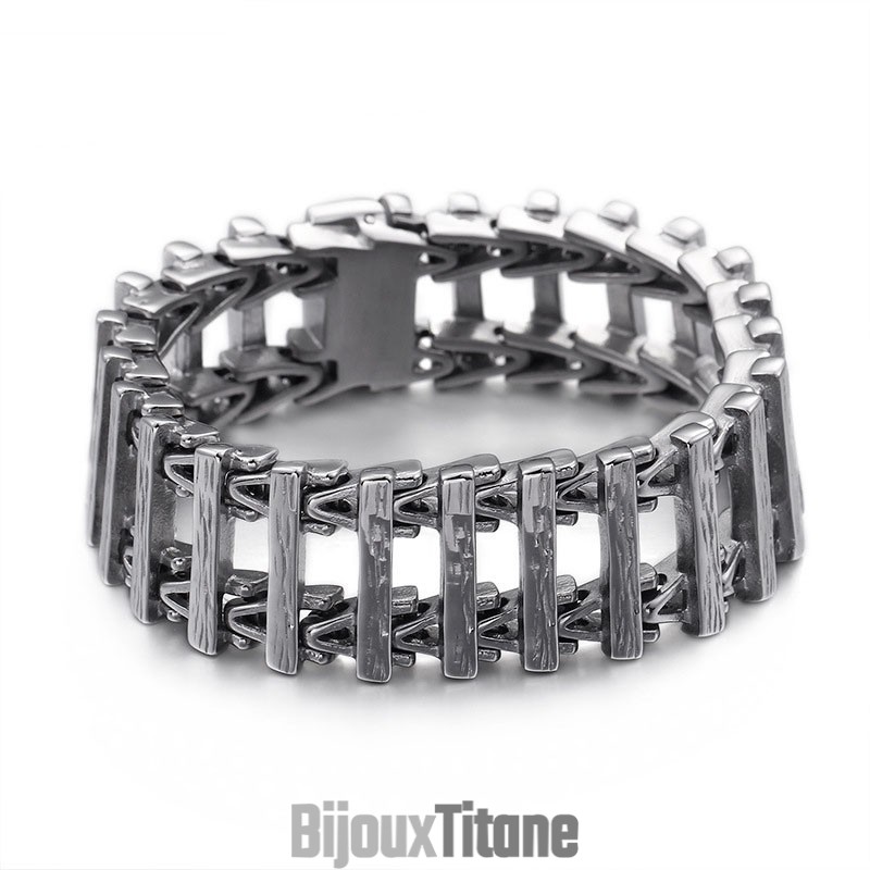 Bracelet Homme Rétro Chic Keel En Titane Bracelet Homme Rétro Chic Keel En Titane