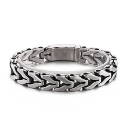 Bracelet Vintage En Titane Pour Homme, Motif Os De Dragon