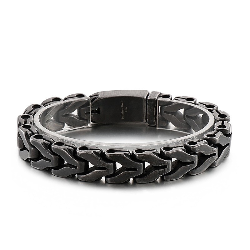 Bracelet Vintage En Titane Pour Homme, Motif Os De Dragon Bracelet Vintage En Titane Pour Homme, Motif Os De Dragon