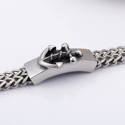 Bracelet Ancre En Titane De Style Chic Pour Homme