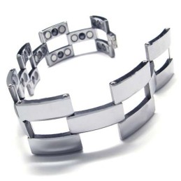 Bracelet Tendance En Carbure De Tungstène Pour Homme, Largeur 22 Mm