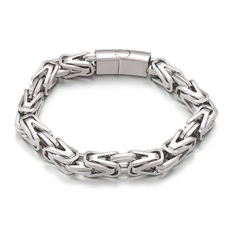 Bracelet En Titane En Forme De V, Style Hip-Hop, Cool Et Rock Pour Homme Bracelet En Titane En Forme De V, Style Hip-Hop, Cool Et Rock Pour Homme