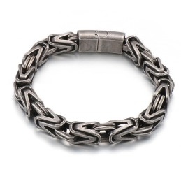 Bracelet En Titane En Forme De V Style Hip-Hop Pour Homme
