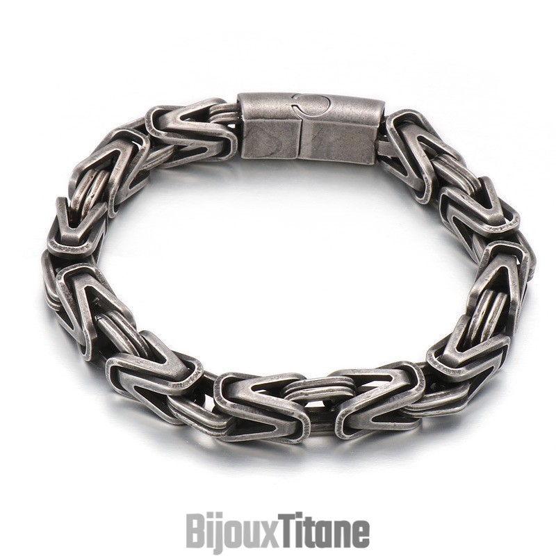 Bracelet En Titane En Forme De V Style Hip-Hop Pour Homme Bracelet En Titane En Forme De V Style Hip-Hop Pour Homme