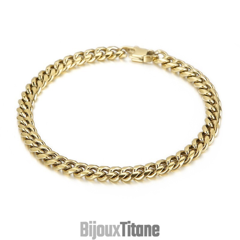 Collier Et Bracelet Cubain En Titane Pour Homme, Style Fashion Atmosphere Collier Et Bracelet Cubain En Titane Pour Homme, Style Fashion Atmosphere