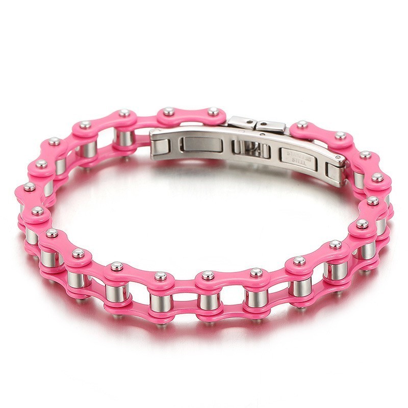Bracelet De Cyclisme En Titane Multicolore Tendance Pour Homme