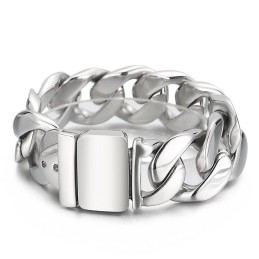 Bracelet Homme Tendance En Titane Noir