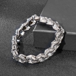Bracelet En Titane Pour Homme, Style Rétro, Pop, Cool, Rock, Hip-Hop