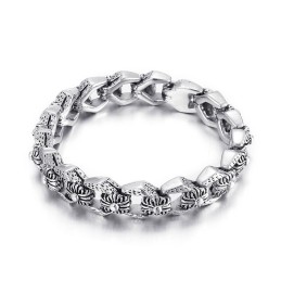 Bracelet En Titane Pour Homme, Style Rétro, Pop, Cool, Rock, Hip-Hop
