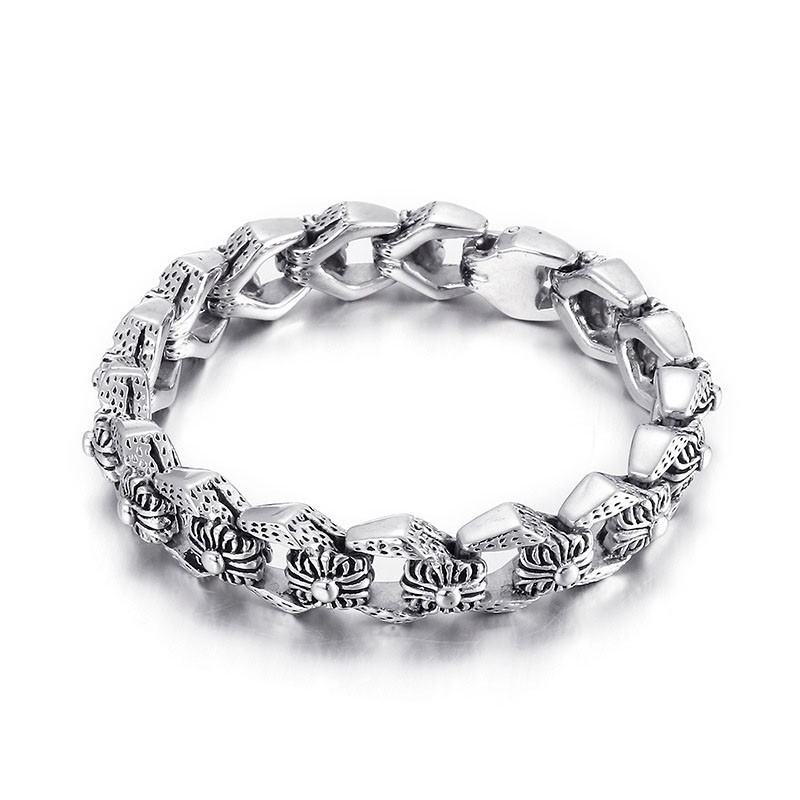 Bracelet En Titane Pour Homme, Style Rétro, Pop, Cool, Rock, Hip-Hop Bracelet En Titane Pour Homme, Style Rétro, Pop, Cool, Rock, Hip-Hop