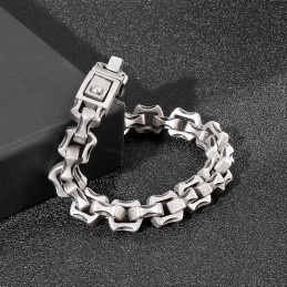 Bracelets Rétro Populaires En Titane Pour Hommes Avec Accessoires