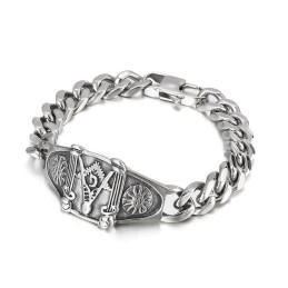 Bracelet En Titane Tendance Pour Homme