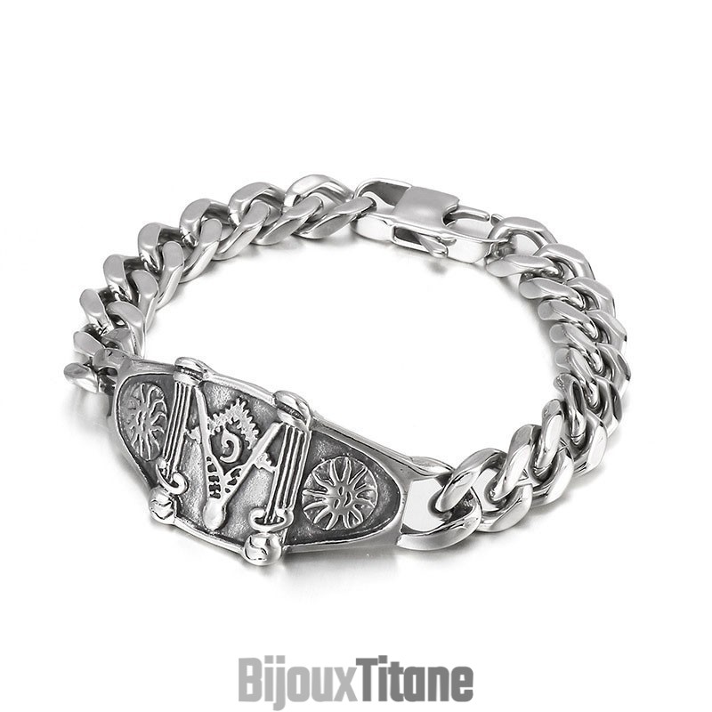 Bracelet En Titane Tendance Pour Homme