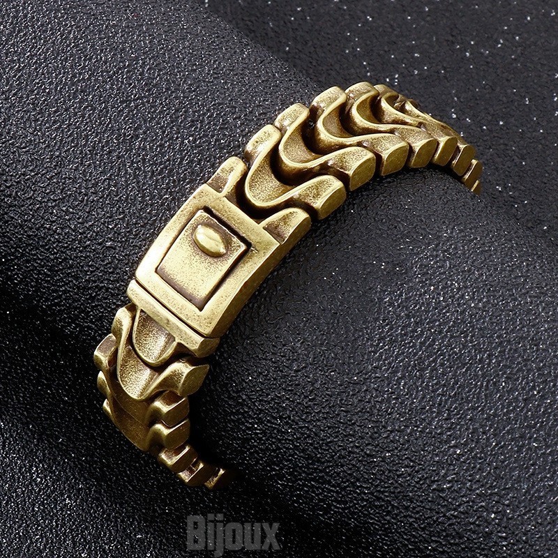 Bracelet Vintage En Titane Pour Homme Avec Os De Dragon Bracelet Vintage En Titane Pour Homme Avec Os De Dragon
