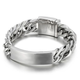 Bracelet Hip Hop Tendance Pour Homme, Bijoux En Titane