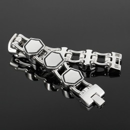 Bracelet Géométrique En Titane Pour Homme, Tendance Et Tendance