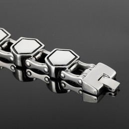 Bracelet Géométrique En Titane Pour Homme, Tendance Et Tendance