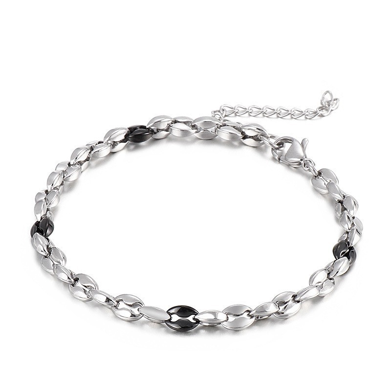Collier Homme En Titane Avec Chaîne D'Extension
