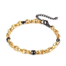 Collier Homme En Titane Avec Chaîne D'Extension