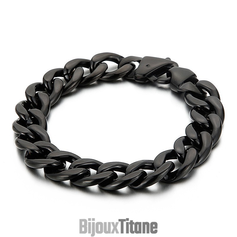 Bracelet Pour Homme En Titane Plaqué Plat Et Fraisé Des Deux Côtés Bracelet Pour Homme En Titane Plaqué Plat Et Fraisé Des Deux Côtés