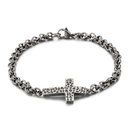 Édition Collier Croix En Titane Pour Homme Bracelet En Titane Pour Homme