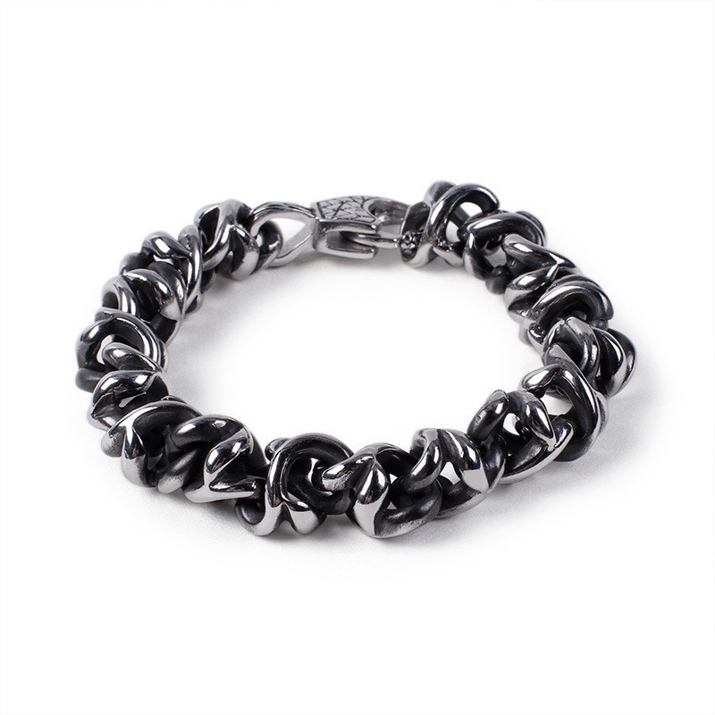 Bracelets Alternatifs Chics Pour Hommes Bracelets Cool En Titane Avec Tête De Mort Bracelets Alternatifs Chics Pour Hommes Bracelets Cool En Titane Avec Tête De Mort