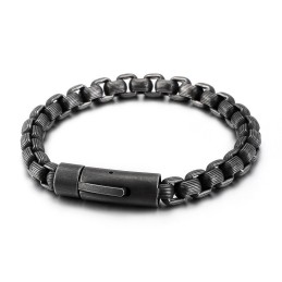 Bracelet Chaîne En Titane Pour Homme, Style Rétro, Style Motard