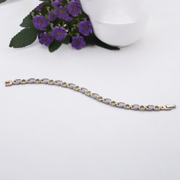 Bracelets En Titane Avec Aimant Bile Noir Love Pour Hommes Et Femmes, À Offrir