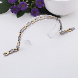 Bracelets En Titane Avec Aimant Bile Noir Love Pour Hommes Et Femmes, À Offrir
