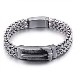 Bracelet En Titane Courbé Pour Homme Shake The Same Axe