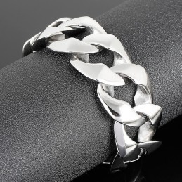 Bracelet En Titane Poli Pour Homme, Bijou Tendance