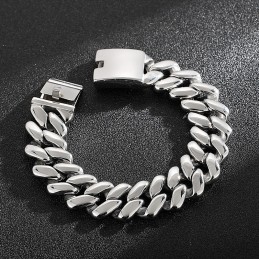 Bracelet En Titane En Forme De Diamant Chic Wind
