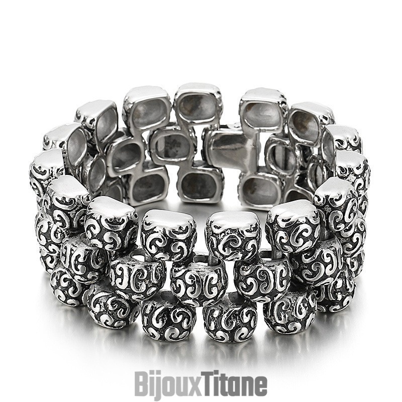 Bracelet En Titane Pour Homme Coarse Cool Bracelet En Titane Pour Homme Coarse Cool