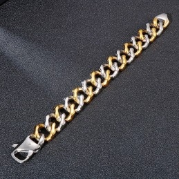 Bracelets Inter-Or Pour Hommes, Bracelet À Quatre Faces, Bijoux