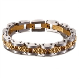 Bracelet Chaîne De Vélo En Titane Pour Homme Avec Sangle