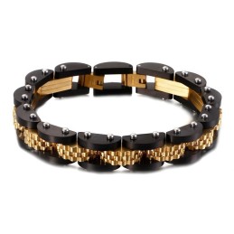 Bracelet Chaîne De Vélo En Titane Pour Homme Avec Sangle