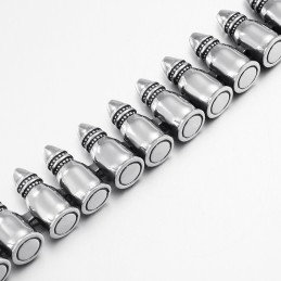 Bracelets Bullet Pour Homme, Accessoires Gothiques Et Rock Chics