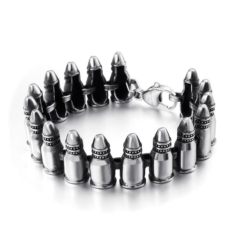 Bracelets Bullet Pour Homme, Accessoires Gothiques Et Rock Chics Bracelets Bullet Pour Homme, Accessoires Gothiques Et Rock Chics