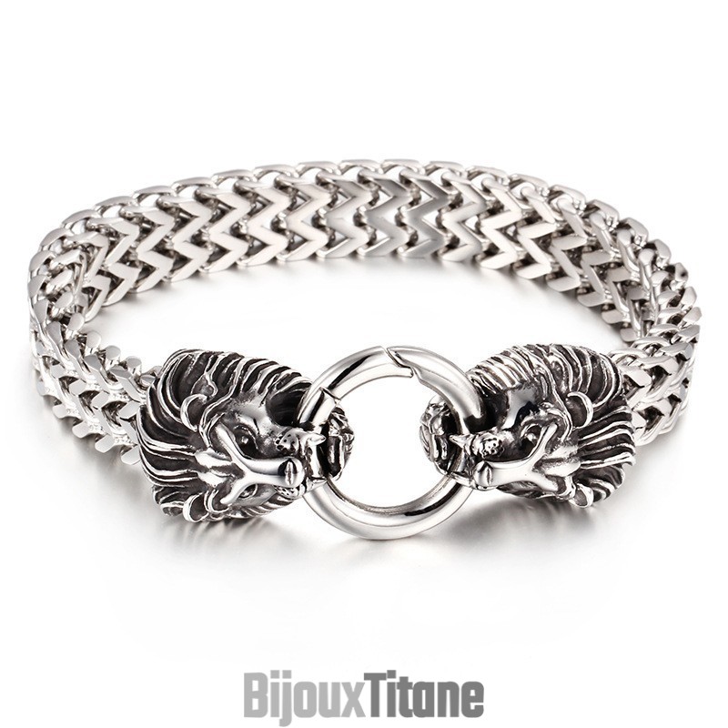Bracelet Tête De Lion Pour Homme Bracelet Tête De Lion Pour Homme