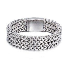 Bracelet Tendance En Titane À Trois Rangées Pour Homme